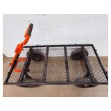 Heavy-Duty Steel Utility Garden Cart | 1200 lb Capacity | Removable Sides & Flatbed Conversion