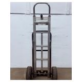 Heavy Duty Aluminum 2-in-1 Convertible Hand Truck & Platform DollyIndustrial Grade Convertible Hand Cart (2 Wheel Upright or 4 Wheel Dolly)Multi-Position Aluminum Hand Truck (Upright Dolly Cart, 5