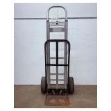 Heavy Duty Aluminum 2-in-1 Convertible Hand Truck & Platform DollyIndustrial Grade Convertible Hand Cart (2 Wheel Upright or 4 Wheel Dolly)Multi-Position Aluminum Hand Truck (Upright Dolly Cart, 5