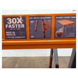 Bora Speedhorse XT (Pair) Adjustable Height Sawhorses | 1,800 lb Capacity (Each) | Pro Grade