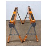 Bora Speedhorse XT (Pair) Adjustable Height Sawhorses | 1,800 lb Capacity (Each) | Pro Grade