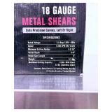 Tool Shop 18 Gauge Electric Metal Shears (Model 241-3885) - Cuts Mild & Stainless Steel