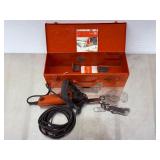 Used FEIN SuperCut Sealant Cutter Knife Kit (Model FK20618) w/ Blades & Metal Case