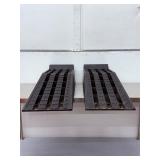 Pair of PITTSBURGH 6500 lb. Capacity Heavy-Duty Portable Polypropylene Vehicle Ramps (Model 63956)