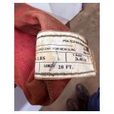 TWO HEAVY DUTY 20 FT Red Polyester Endless Round Lifting Sling 26,400 LBS Basket Capacity