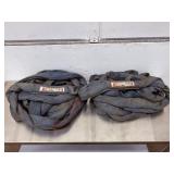 HAIN & CABLE 22000lb Vertical Capacity 20ft Polyester Round Lifting Slings (Set of 2)