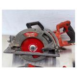Large Lot: 6 Power Tools - Milwaukee M18/M12 & Black & Decker Circular Saws, Grinders, Multi-Tool.