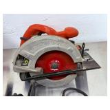 Large Lot: 6 Power Tools - Milwaukee M18/M12 & Black & Decker Circular Saws, Grinders, Multi-Tool.