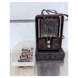 Workshop Utility Bundle: Comfort Zone Heater, WEN Rotary Tool, & T-Slot Clamps