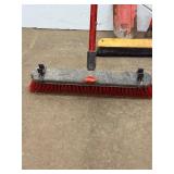 Contractor Tool Lot: 8-Piece Assortment of Shovels, Levels, Rakes, Brooms, and Scrapers