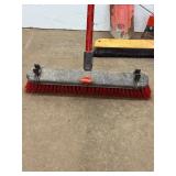 Contractor Tool Lot: 8-Piece Assortment of Shovels, Levels, Rakes, Brooms, and Scrapers