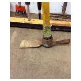 Contractor Tool Lot: 8-Piece Assortment of Shovels, Levels, Rakes, Brooms, and Scrapers