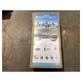 Funsicle 12 ft. Wide x 36-inch Tall QuickSet Designer Pool - Dark Double Rattan with RX330 Cartridge Filter Pump