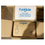 Funsicle 12 ft. Wide x 36-inch Tall QuickSet Designer Pool - Dark Double Rattan with RX330 Cartridge Filter Pump