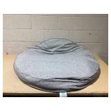 Happy Hounds Gordie Indoor/Outdoor Round Dog Bed, Large (42"), Heather