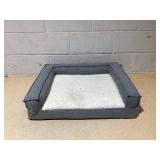 Boots & Barkley 3-Sided Bolster Dog Bed - M Dimensions (Overall): 28 Inches (L), 4.68 Inches (H) x 23 Inches (W)