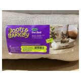 Boots & Barkley Neutral 4-Sided Bolster Dog Bed - Cream - L 36 Inches (L), 8 Inches (H) x 24 Inches (W) (Slightly Dusty)