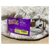 Boots & Barkley Donut Bolster Dog Bed - Boots & Barkley - Cream - L 36 Inches (L), 8 Inches (H) x 29 Inches (W)