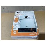 DREO 1500W Smart Wall Mount Ceramic Heater, Furnace, w/Remote 30° Oscillation, Adj Thermostat, Remote, Bedroom, Office, White Model 517S