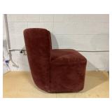 Skyline Furniture Taylor Swivel Chair: Cotton Upholstery, No Assembly Required