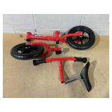 Costway Kids Balance Bike No Pedal Training Bicycle w/ Adjustable Handlebar & Seat Red