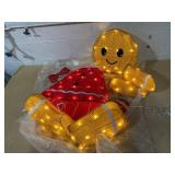 Starfree 42-in Freestanding Gingerbread man Yard decoration with White LED Lights