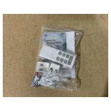 DREO 1500W Smart Wall Mount Ceramic Heater, Furnace, w/Remote 30° Oscillation, Adj Thermostat, Remote, Bedroom, Office, White Model 517S