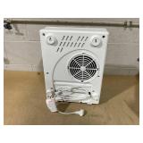 DREO 1500W Smart Wall Mount Ceramic Heater, Furnace, w/Remote 30° Oscillation, Adj Thermostat, Remote, Bedroom, Office, White Model 517S