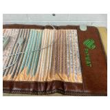 PHYMAT Far Infrared Heating Pad for Back - Infrared Mat Full Body - Amethyst Mat - Bio Crystal Mat - 5 Color Natural Gemstones Heating Pad with Overheat Protection and Auto Off Function(67"x27") (Miss