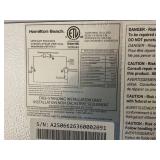 Hamilton Beach 11 Cu Ft Upright Freezer in White Model # HBFRF0011 (Missing Door Handle, Minor Transit Damage)