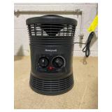 Honeywell HHF360B 1500W 360? Surround Indoor Heater Black: Portable Space Heater for Bedroom, ETL Listed, Fan Driven