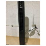 Holmes Digital Oscillating 5 Speed Tower Fan with Clear Read Display  Black