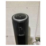 Holmes Digital Oscillating 5 Speed Tower Fan with Clear Read Display  Black
