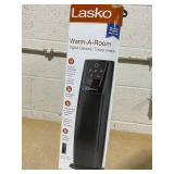 Lasko Ceramic Tower Heater with Remote: Portable Indoor Space Heater, Programmable Timer, Adjustable Thermostat, Oscillation 1500W (Used)