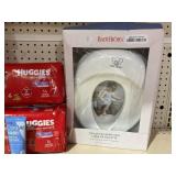 LOT OF Toddler Huggies Diapers Size 7, Healing Ointment (Open), BabyBjörn Potty Training Seat, Toddler Sippy Cups & Lunch Box