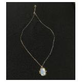 Guess Gold-Tone Removable Stone Oval Locket Pendant Necklace, 18" + 3" extender