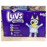 LOT OF Luvs, Pampers, Little Swimmer Diapers Sizes (5, 5-6) With A Toy & Sippy Cup