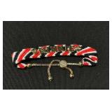 Disney MCYS Minnie Mouse Woven Friendship Bracelet Adjustable