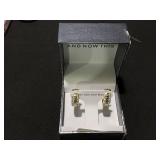 MCYS 18K Gold Over Brass Hoop Earrings