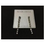 Marchesa Cubic Zirconia Drop Earrings