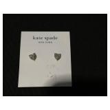kate spade new york Gold-Tone Stone Heart Stud Earrings