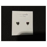 kate spade new york Gold-Tone Stone Heart Stud Earrings