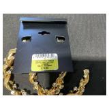 I.N.C. International Concepts Gold-Tone Large Crystal & Snake Chain-Wrapped C-Hoop Earrings, 2.75"