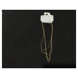 Sterling Forever 14K Gold Plated Necklace 15-17"