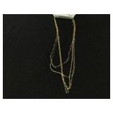 Sterling Forever 14K Gold Plated Necklace 15-17"