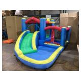 Costway Inflatable Kids Water Slide Outdoor Indoor Slide Bounce Castle Bounce House (Used, Missing Inflatable Blower)