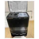 DEEBOT X2 OMNI Black Square Robot Vacuum With Mop (LiDAR, Auto-Empty, Pet-friendly)