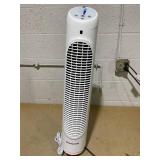 Honeywell QuietSet Whole Room Oscillating Tower filter Fan with Remote, 5 Cooling Levels, White, HYF260