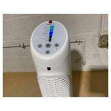 Honeywell QuietSet Whole Room Oscillating Tower filter Fan with Remote, 5 Cooling Levels, White, HYF260