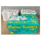 LOT OF 3 up&up Make-A-Size Paper Towels - 150 sheets - (2 Packs Of 6 Rolls & 1 Pack Of 8 Rolls)
